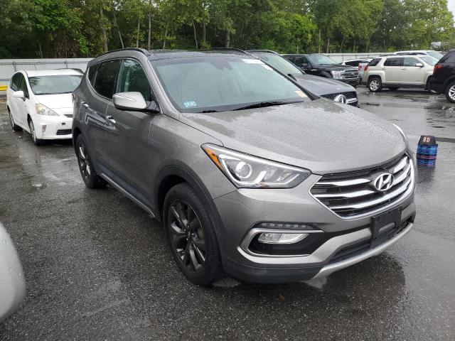 5XYZWDLA3JG504104 - 2018 HYUNDAI SANTA FE S Grau Foto 4
