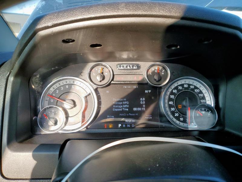 1C6RR6FG1MS580624 - 2021 RAM 1500 CLASS TRADESMAN Czarny zdjęcie 9