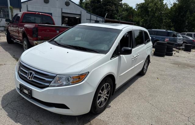 5FNRL5H6XDB020333 - 2013 HONDA ODYSSEY EXL Սպիտակ լուսանկար 2