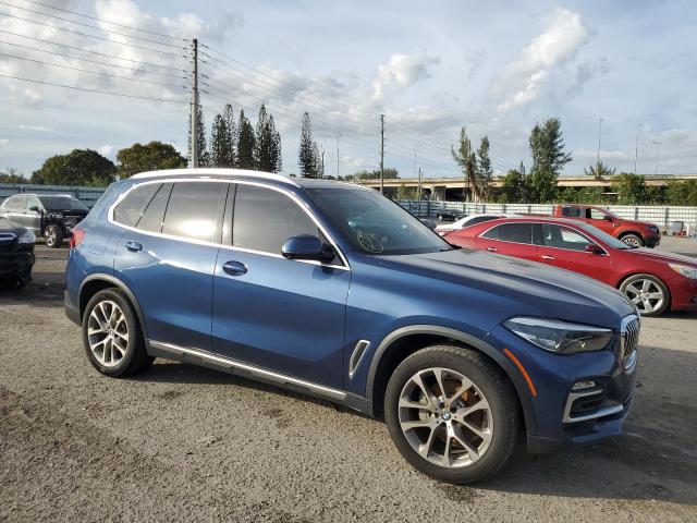 5UXCR6C5XKLL36638 - 2019 BMW X5 XDRIVE40I BLUE photo 4