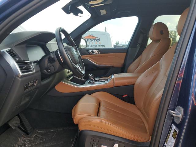 5UXCR6C5XKLL36638 - 2019 BMW X5 XDRIVE40I BLUE photo 7