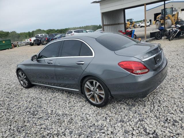 55SWF4JB6JU261909 - 2018 MERCEDES-BENZ C 300 ნაცრისფერი ფოტო 2