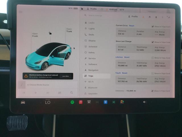 5YJ3E1EA9KF466388 - 2019 TESLA MODEL 3 WHITE photo 9