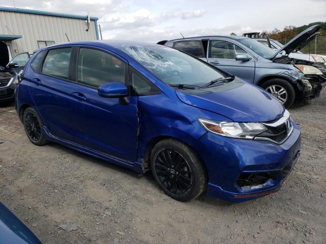 3HGGK5H67KM733131 - 2019 HONDA FIT SPORT BLUE photo 4