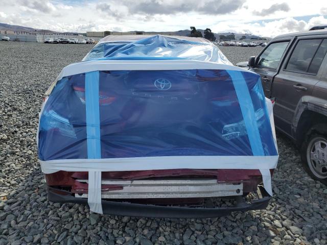 4T1C11BK2LU015722 - 2020 TOYOTA CAMRY LE RED photo 6