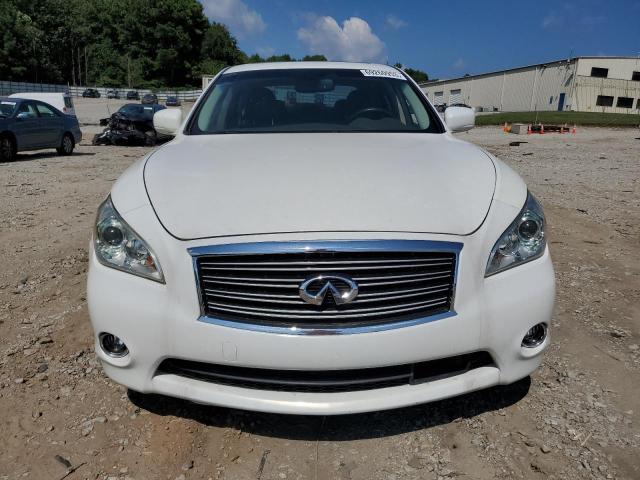 JN1AY1AR0BM570742 - 2011 INFINITI M56 X WHITE photo 5