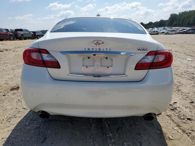 JN1AY1AR0BM570742 - 2011 INFINITI M56 X WHITE photo 6