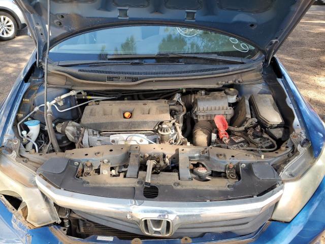 2HGFB2F55CH506122 - 2012 HONDA CIVIC LX BLUE photo 11