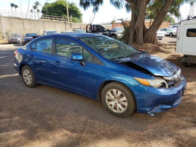 2HGFB2F55CH506122 - 2012 HONDA CIVIC LX BLUE photo 4