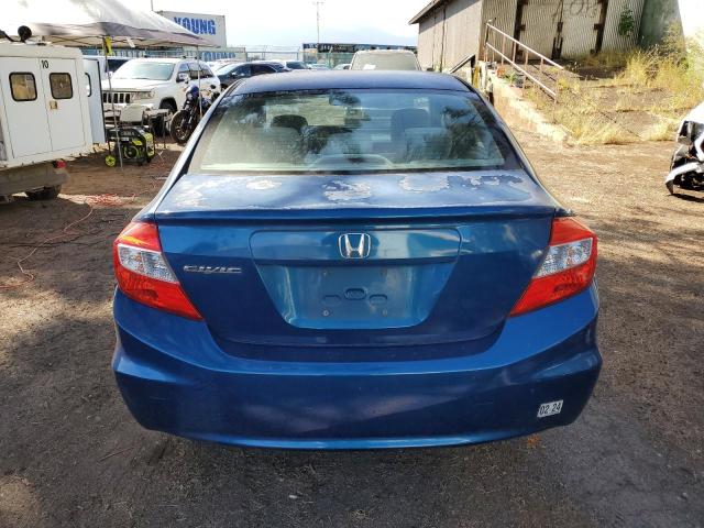 2HGFB2F55CH506122 - 2012 HONDA CIVIC LX BLUE photo 6