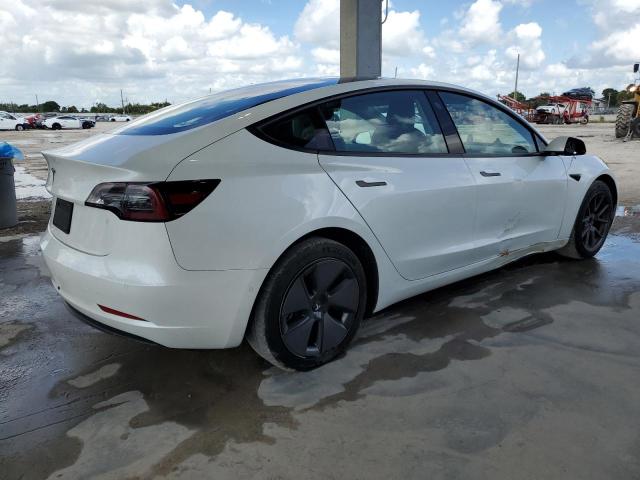 5YJ3E1EA8MF854277 - 2021 TESLA MODEL 3 WHITE photo 3