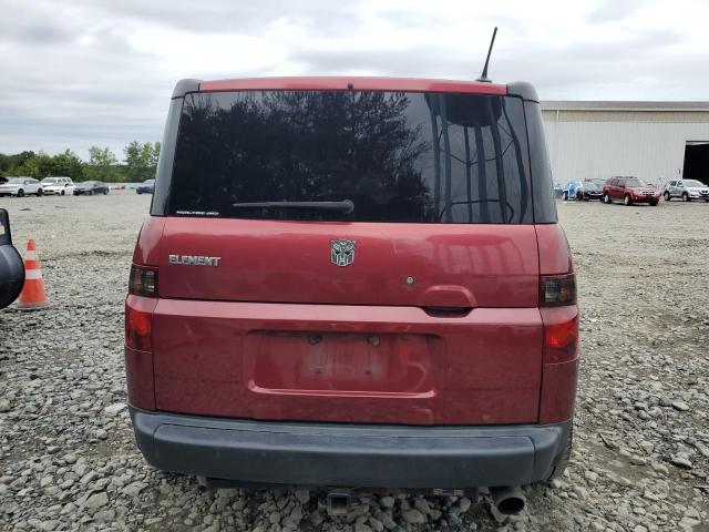 5J6YH28708L019757 - 2008 HONDA ELEMENT EX ბურგუნდია ფოტო 6