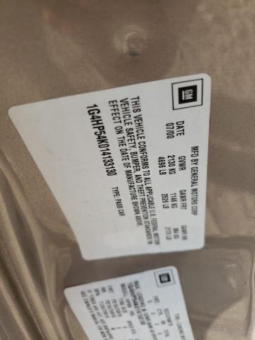 1G4HP54K014133130 - 2001 BUICK LESABRE CUSTOM თაფლისფერი ფოტო 13