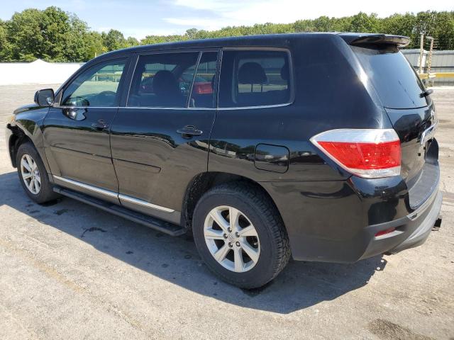 5TDZK3EH4BS027574 - 2011 TOYOTA HIGHLANDER BASE Schwarz Foto 2