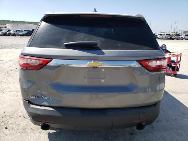 1GNERFKW0LJ145352 - 2020 CHEVROLET TRAVERSE LS GRAY photo 6