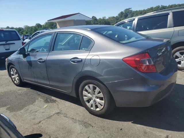 2HGFB2F58CH579601 - 2012 HONDA CIVIC LX GRAY photo 2