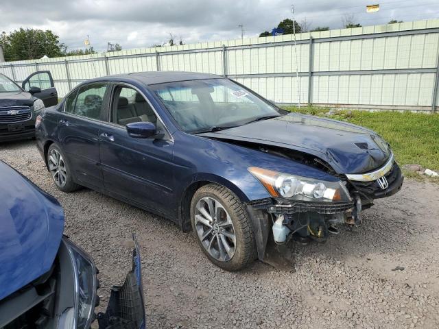 1HGCP26858A116593 - 2008 HONDA ACCORD EXL BLUE photo 4