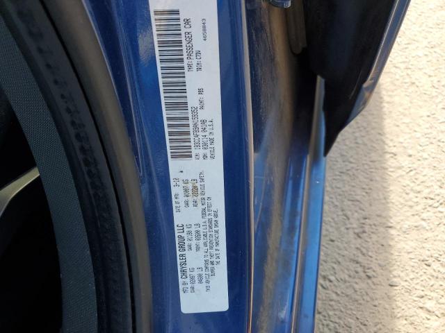 1B3CC4FB9AN159352 - 2010 DODGE AVENGER SXT BLUE photo 12