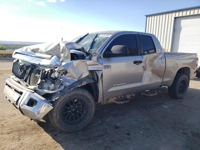 5TFUW5F14FX449369 - 2015 TOYOTA TUNDRA DOUBLE CAB SR/SR5 SILVER photo 1