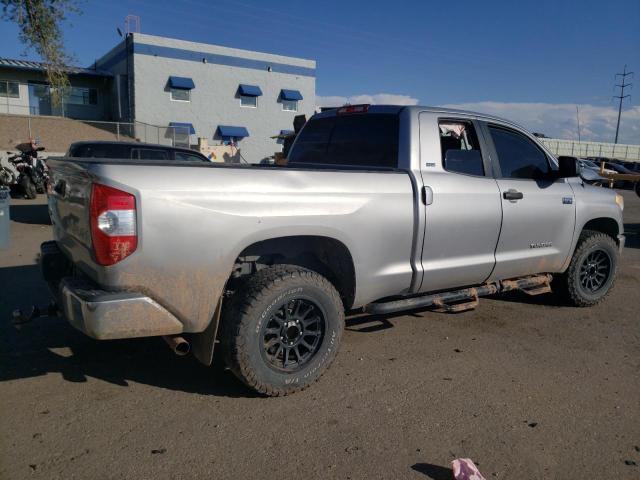 5TFUW5F14FX449369 - 2015 TOYOTA TUNDRA DOUBLE CAB SR/SR5 SILVER photo 3