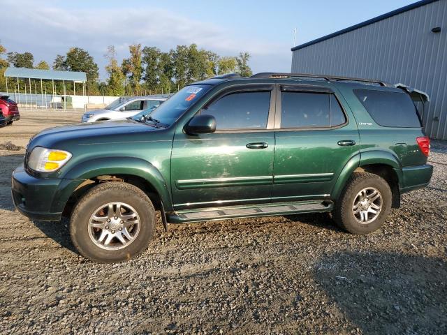 5TDBT48A22S071897 - 2002 TOYOTA SEQUOIA LIMITED GREEN photo 1