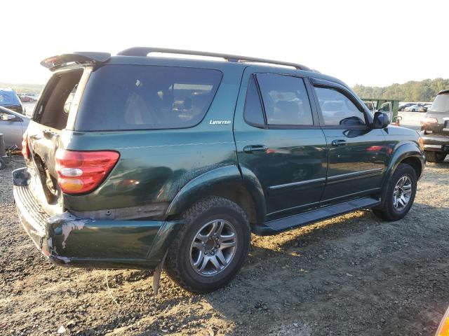 5TDBT48A22S071897 - 2002 TOYOTA SEQUOIA LIMITED GREEN photo 3