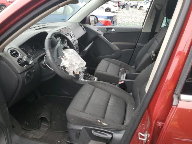 WVGAV75N09W525018 - 2009 VOLKSWAGEN TIGUAN S RED photo 7
