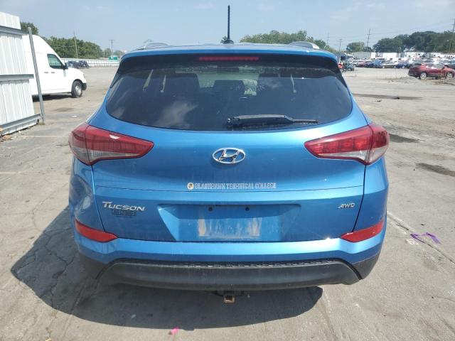 KM8J3CA45GU047389 - 2016 HYUNDAI TUCSON LIMITED BLUE photo 6