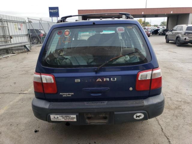 JF1SF63561G740510 - 2001 SUBARU FORESTER L BLUE photo 6