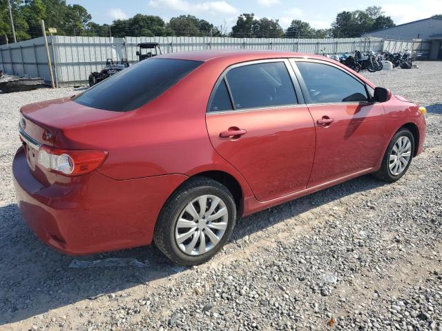 2T1BU4EE8DC002938 - 2013 TOYOTA COROLLA BASE RED photo 3