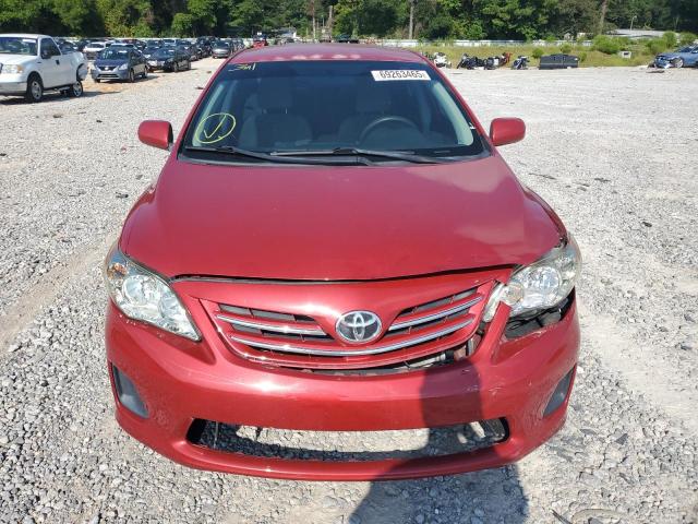 2T1BU4EE8DC002938 - 2013 TOYOTA COROLLA BASE RED photo 5
