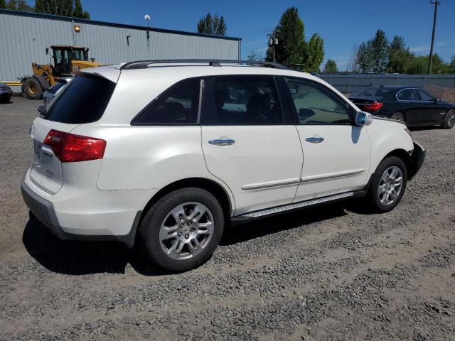 2HNYD28358H512145 - 2008 ACURA MDX TECHNOLOGY WHITE photo 3