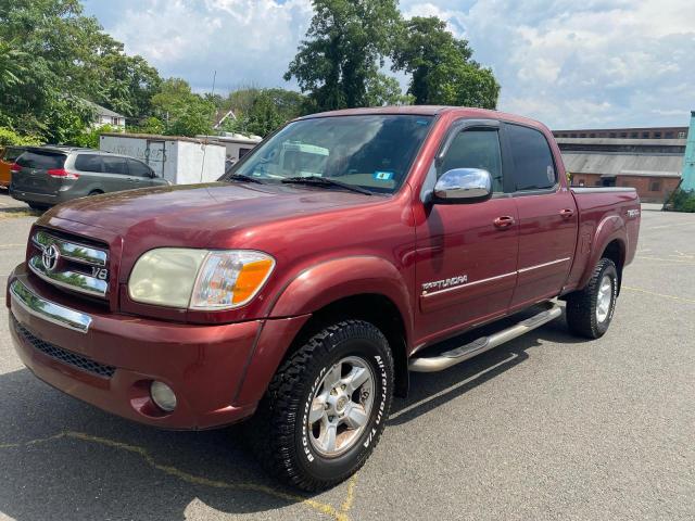 5TBDT44126S514045 - 2006 TOYOTA TUNDRA DOUBLE CAB SR5 BURGUNDY photo 2