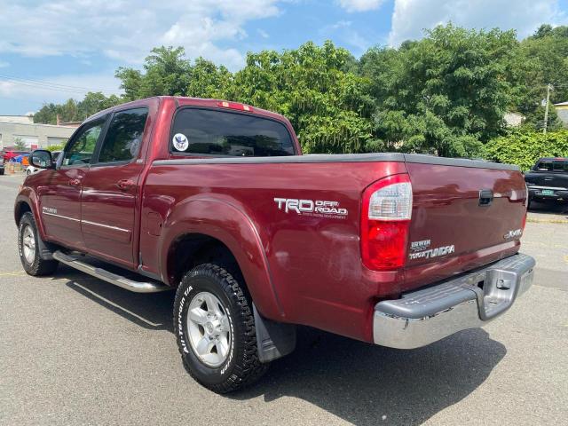 5TBDT44126S514045 - 2006 TOYOTA TUNDRA DOUBLE CAB SR5 BURGUNDY photo 3