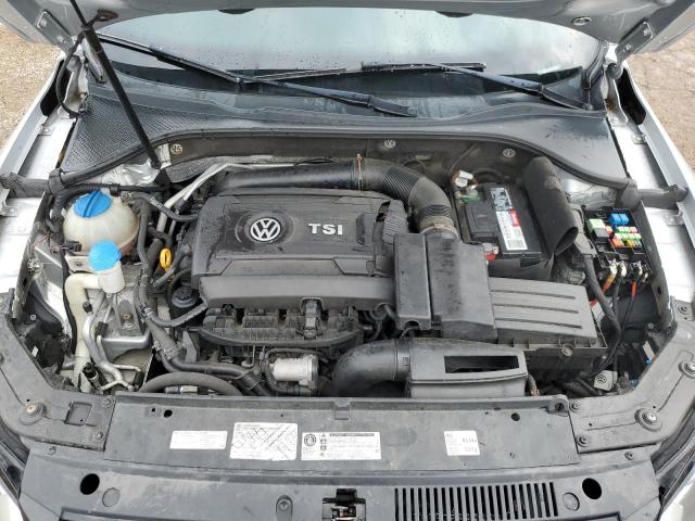1VWBS7A39EC095021 - 2014 VOLKSWAGEN PASSAT SE SILVER photo 11