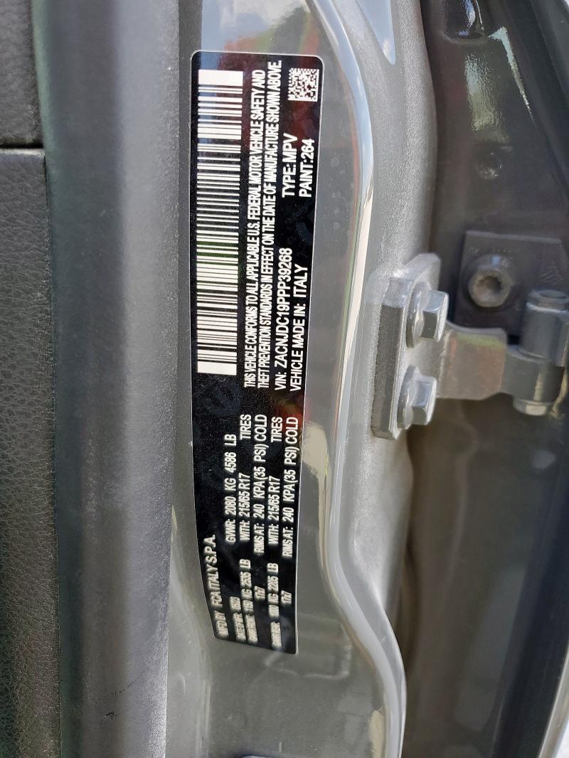 ZACNJDC19PPP39268 - 2023 JEEP RENEGADE TRAILHAWK GRAY photo 13