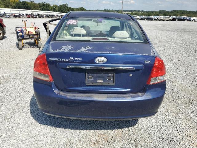 KNAFE121X85526719 - 2008 KIA SPECTRA EX BLUE photo 6