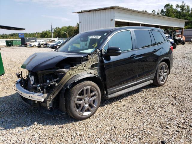 5FNYF7H59NB003417 - 2022 HONDA PASSPORT EXL BLACK photo 1