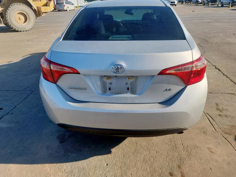 5YFBURHE7KP928141 - 2019 TOYOTA COROLLA LE L SILVER photo 6