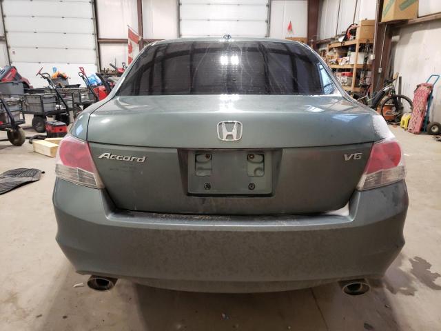 1HGCP36858A800663 - 2008 HONDA ACCORD EXL GREEN photo 6