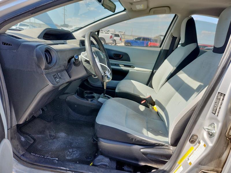 JTDKDTB33C1010316 - 2012 TOYOTA PRIUS C ვერცხლისფერი ფოტო 7