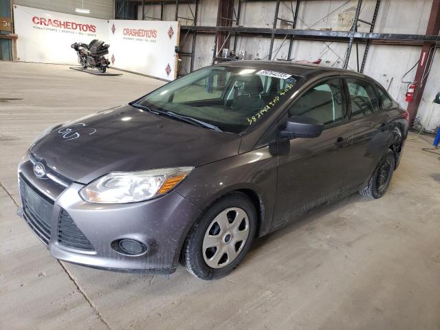 1FAHP3E22CL382194 - 2012 FORD FOCUS S GRAY photo 1