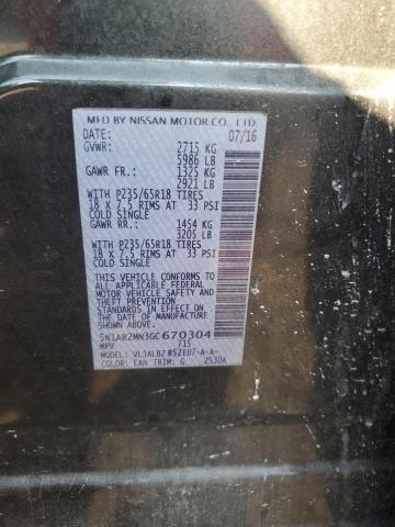 5N1AR2MN3GC670304 - 2016 NISSAN PATHFINDER S GREEN photo 12