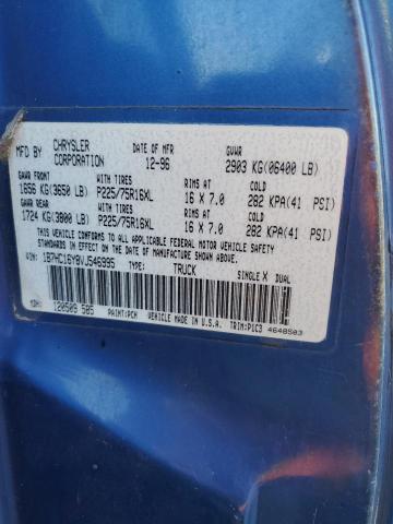 1B7HC16Y8VJ546995 - 1997 DODGE RAM 1500 TWO TONE photo 13
