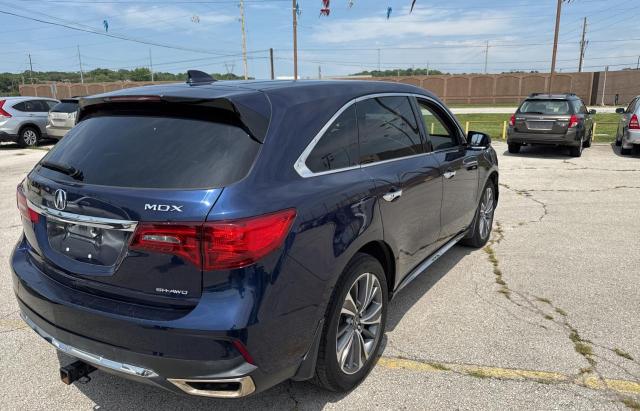 5FRYD4H54HB006216 - 2017 ACURA MDX TECHNOLOGY أزرق صورة 4