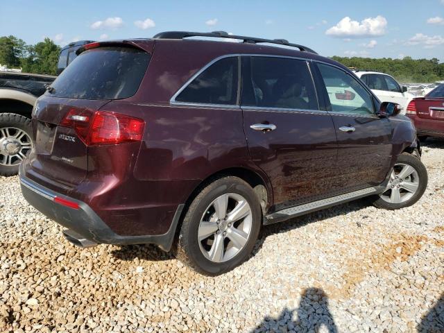 2HNYD2H60BH510501 - 2011 ACURA MDX TECHNOLOGY BURGUNDY photo 3