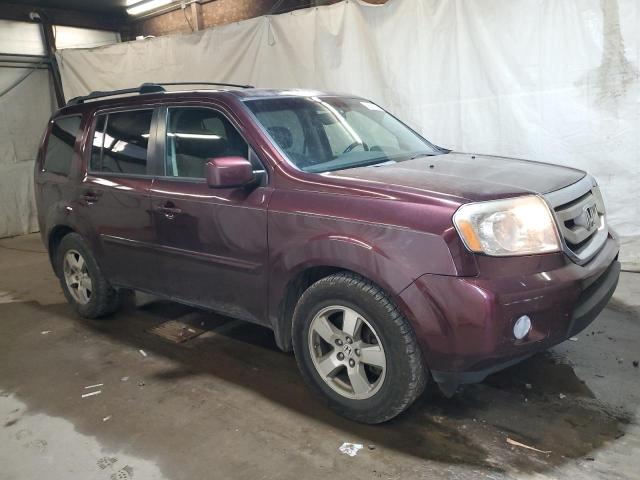 5FNYF4H57AB005529 - 2010 HONDA PILOT EXL 勃艮第红 照片 4