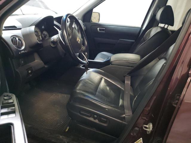 5FNYF4H57AB005529 - 2010 HONDA PILOT EXL 勃艮第红 照片 7
