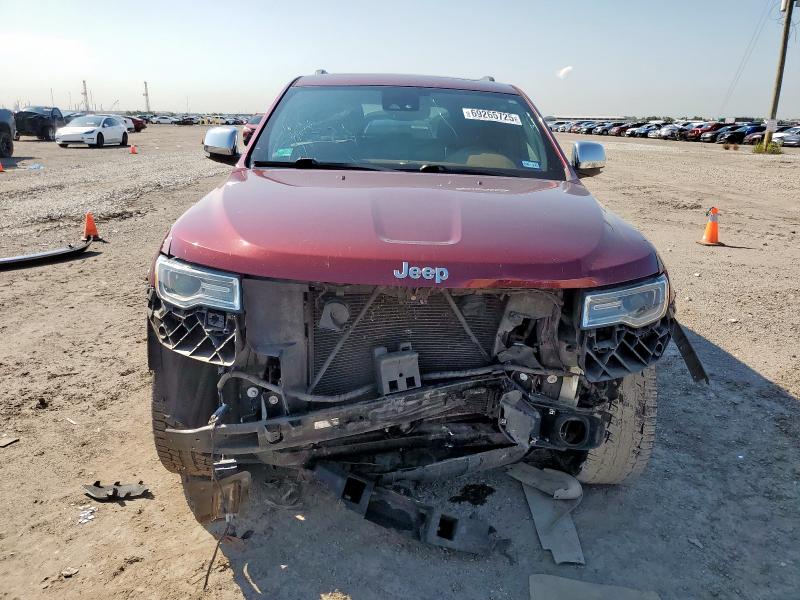 1C4RJEJG0HC846359 - 2017 JEEP GRAND CHEROKEE SUMMIT Marron photo 5