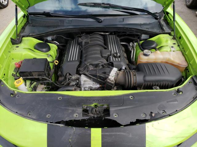 2C3CDXGJ8KH621983 - 2019 DODGE CHARGER SCAT PACK GREEN photo 11